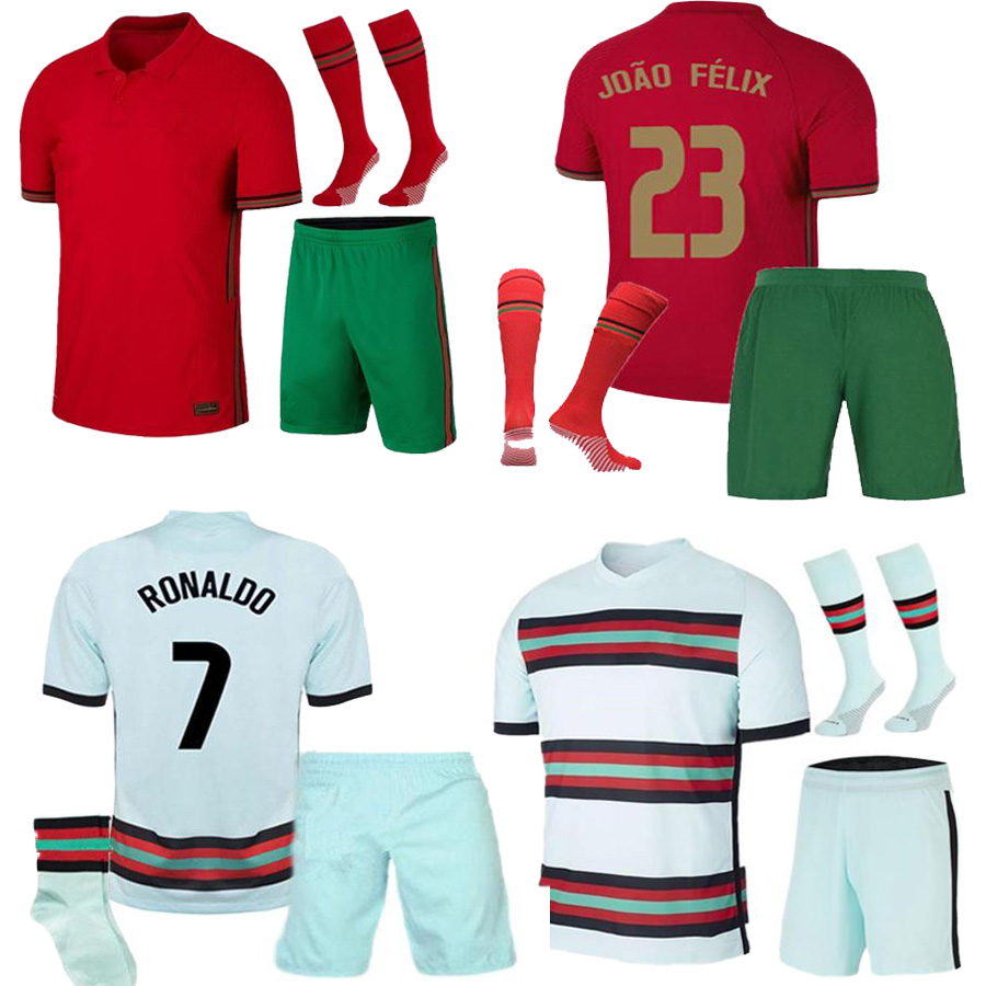 RONALDO Portuguese soccer jerseys JOAO FELIX 2021 BRUNO FERNANDES football shirt 20 21 22 Portuguesa MEN KIDS KIT sets uniform camisetas de, Black
RONALDO Portuguese soccer jerseys JOAO FELIX 2021 BRUNO FERNANDES football shirt 20 21 22 Portuguesa MEN KIDS KIT sets uniform camisetas de, Black