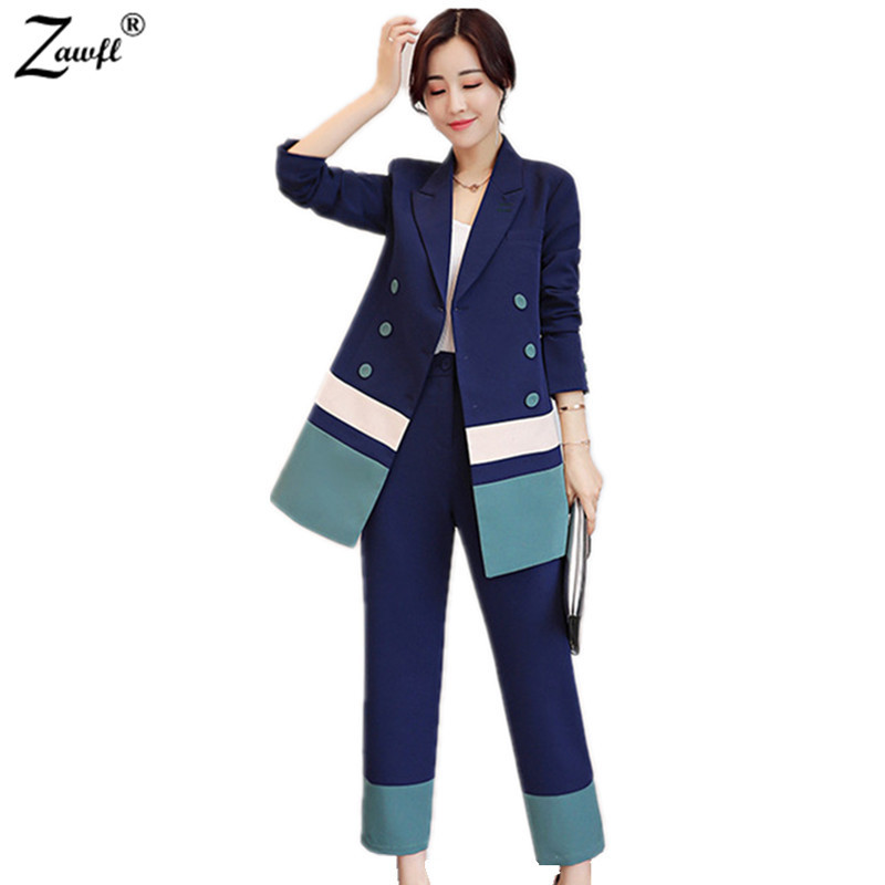 ZAWFL autumn suit elegant fashion ladies temperament wide leg pants professional long sleeve Women's two piece set 210525, Picture color
ZAWFL autumn suit elegant fashion ladies temperament wide leg pants professional long sleeve Women's two piece set 210525, Picture color