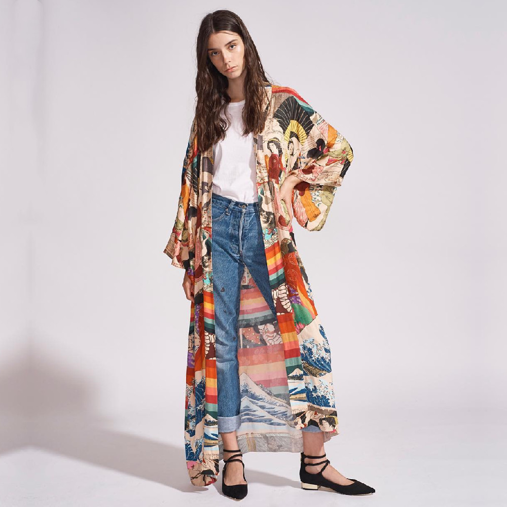 Quick-drying Cover-ups Bikini Wrap Dress Bohemian Printed Cotton Tunic Women Plus Size Beach Wear Swim Suit Cover Up Q967 210420