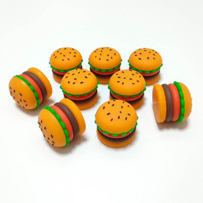 Hamburger Silicone Container Dab 5 Ml Colorful Storage Jars Spill-proof Seal Wax Oil Container
Hamburger Silicone Container Dab 5 Ml Colorful Storage Jars Spill-proof Seal Wax Oil Container