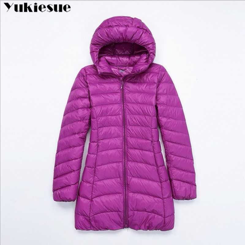 S~3XL Autumn Winter Women Duck Downs Jacket Slim Parkas Ladies Coat female Long Hooded Plus Size Ultra Light Outerwear 210608, Black
S~3XL Autumn Winter Women Duck Downs Jacket Slim Parkas Ladies Coat female Long Hooded Plus Size Ultra Light Outerwear 210608, Black