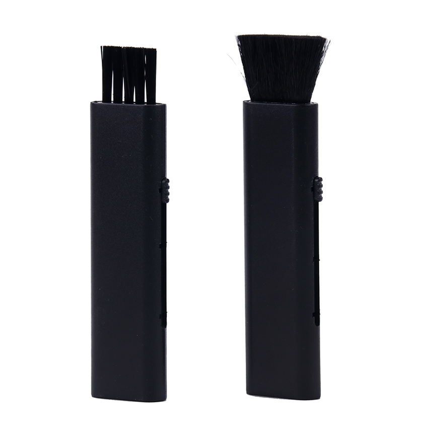 1PC Car Conditioning Air Outlet Brush Retractable Cleaning Detailing Brushes Computer Keyboard Cleaning Plastic Small Soft Care Tool