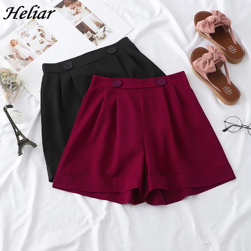 Women' Shorts HELIAR Summer Women Casual Femenino Plus Size Short High Waist Wide Leg Elastic Femme 2021, Black
Women' Shorts HELIAR Summer Women Casual Femenino Plus Size Short High Waist Wide Leg Elastic Femme 2021, Black