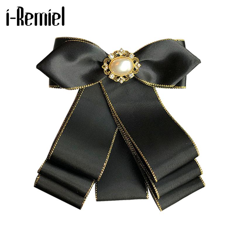 Pins, Brooches I-Remiel Bow Tie Brooch Bowknot Pearl Rhinestone Pins And Collar Retro Fashion Accessories Shirt Women Gifts For Guests
Pins, Brooches I-Remiel Bow Tie Brooch Bowknot Pearl Rhinestone Pins And Collar Retro Fashion Accessories Shirt Women Gifts For Guests