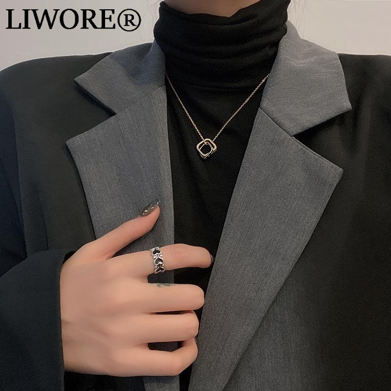 Chains Fashion Geometric Titanium Steel Necklace Women's Zircon Gold Color Long Clavicle Chain Retro Sweater Jewelry, Silver
Chains Fashion Geometric Titanium Steel Necklace Women's Zircon Gold Color Long Clavicle Chain Retro Sweater Jewelry, Silver