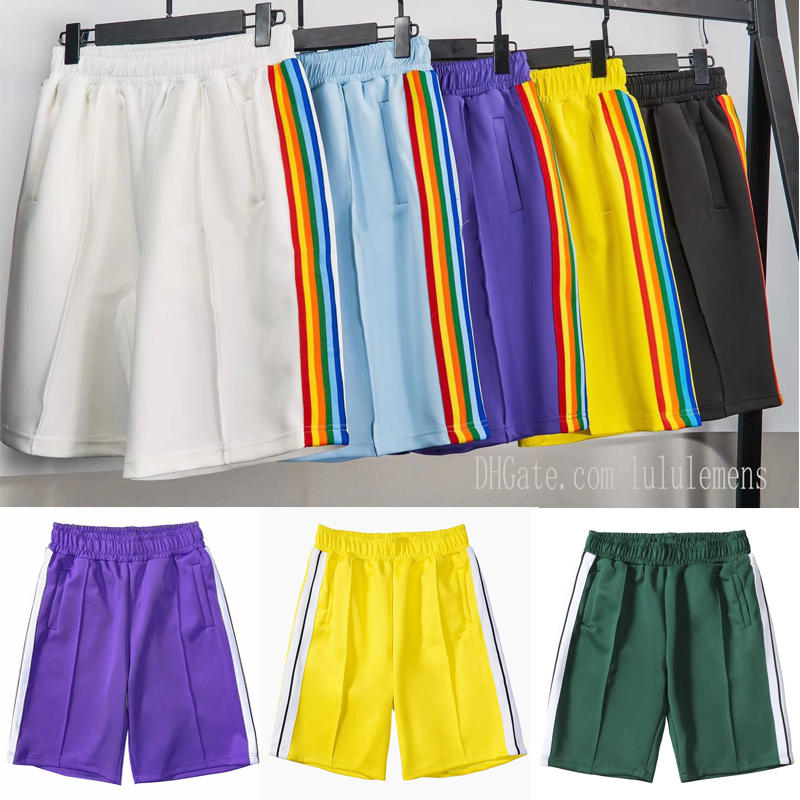 Mens Designer Luxury Shorts Retro White angels angles Contrast Color Ribbon Striped Casual Short Men Women pants sportswear 21ss rainbow palm
Mens Designer Luxury Shorts Retro White angels angles Contrast Color Ribbon Striped Casual Short Men Women pants sportswear 21ss rainbow palm