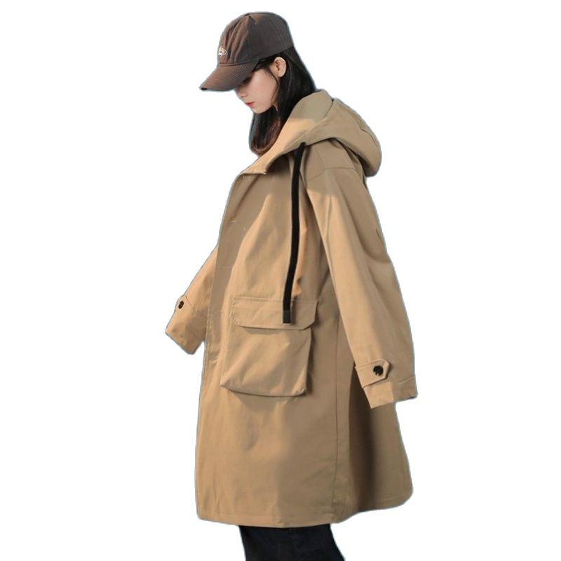 Women's Trench Coats 2022 Vintage Large Size Windbreaker Women Clothing Spring Autumn Oversize Retro Khaki Loose Tooling Long Coat D949, Tan;black
Women's Trench Coats 2022 Vintage Large Size Windbreaker Women Clothing Spring Autumn Oversize Retro Khaki Loose Tooling Long Coat D949, Tan;black