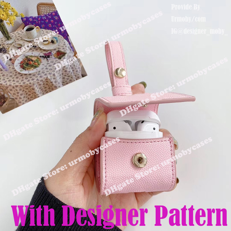 luxury designer airpod cases for Airpods 1 2 Pro Creative Fashion leather earphones protective bag with short lanyard
luxury designer airpod cases for Airpods 1 2 Pro Creative Fashion leather earphones protective bag with short lanyard