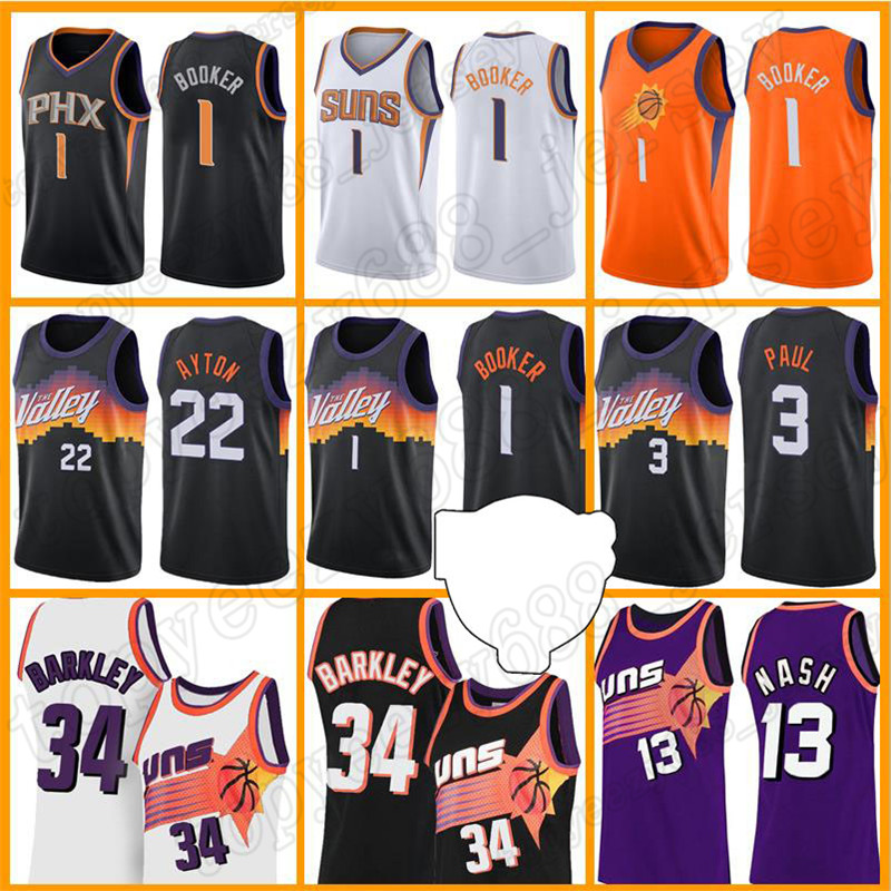 Phoenix Jerseys Chris 3 Paul Suns ncaa Devin 1 Booker Basketball Deandre 22 Ayton Jerseys Charles 34 Barkley Steve 13 Nash Mens Finals Patch Basketball Jersey, Mesh jersey(taiyang)
Phoenix Jerseys Chris 3 Paul Suns ncaa Devin 1 Booker Basketball Deandre 22 Ayton Jerseys Charles 34 Barkley Steve 13 Nash Mens Finals Patch Basketball Jersey, Mesh jersey(taiyang)