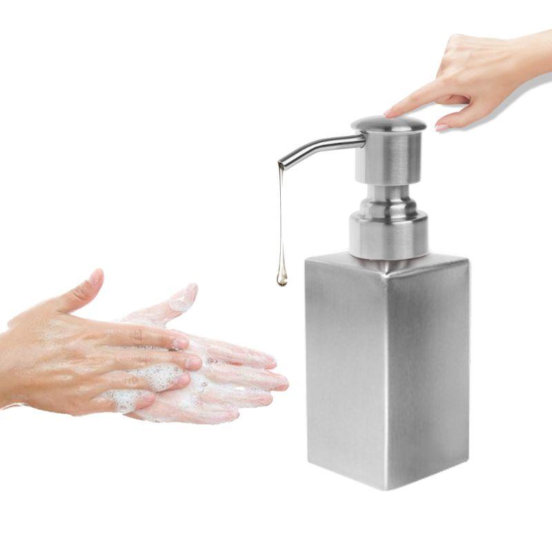 Liquid Soap Dispenser Silver Press Head Lotion Pump Bottle Nozzle Replacement Jar Tube 8 TypesTOP
Liquid Soap Dispenser Silver Press Head Lotion Pump Bottle Nozzle Replacement Jar Tube 8 TypesTOP