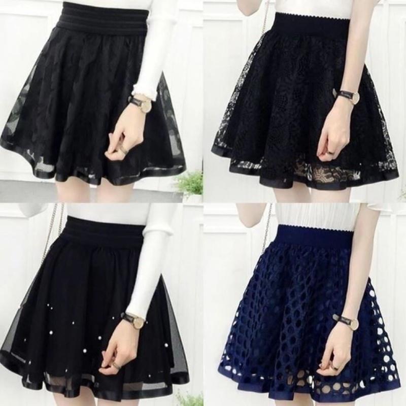 Summer Casual Women' Mesh Tutu Skirt Short Youth Fashion Mini Temperament Was Thin Lace Skirts, Blue
Summer Casual Women' Mesh Tutu Skirt Short Youth Fashion Mini Temperament Was Thin Lace Skirts, Blue