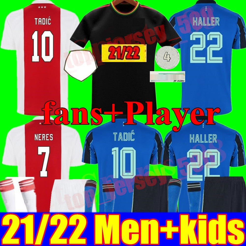 21 22 AJAX Soccer Jerseys TADIC BERGHUIS HALLER BLIND PROMES NERES CRUYFF KLAASSEN GRAVENBERCH fan Player version 2021 2022 football shirt Men kids kit sets uniform, Kids 3rd+socks
21 22 AJAX Soccer Jerseys TADIC BERGHUIS HALLER BLIND PROMES NERES CRUYFF KLAASSEN GRAVENBERCH fan Player version 2021 2022 football shirt Men kids kit sets uniform, Kids 3rd+socks