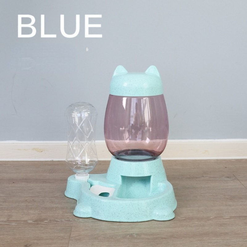 Cat Feeder Automatic Water Dispenser Cat Food Bowl Pet Mouth Wet-Proof Anti-Tumble (The logistics price Pls Contact us)