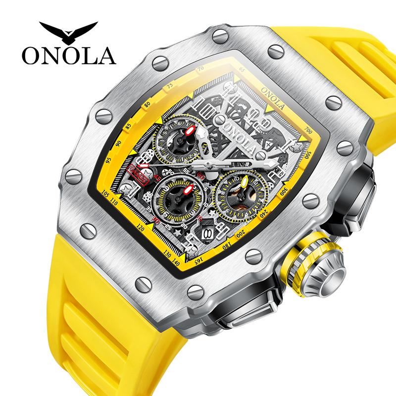 Wristwatches ONOLA Top Watches For Men Multifunction Sports Waterproof Luminous Casual Clock Quartz, Red
Wristwatches ONOLA Top Watches For Men Multifunction Sports Waterproof Luminous Casual Clock Quartz, Red