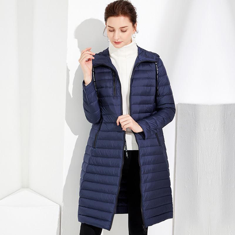 Johnature Winter 90% White Duck Light Down Hooded Warm Women Fashion Long Down Jacket 4 Colors M-3XL 210521, Navy blue
Johnature Winter 90% White Duck Light Down Hooded Warm Women Fashion Long Down Jacket 4 Colors M-3XL 210521, Navy blue
