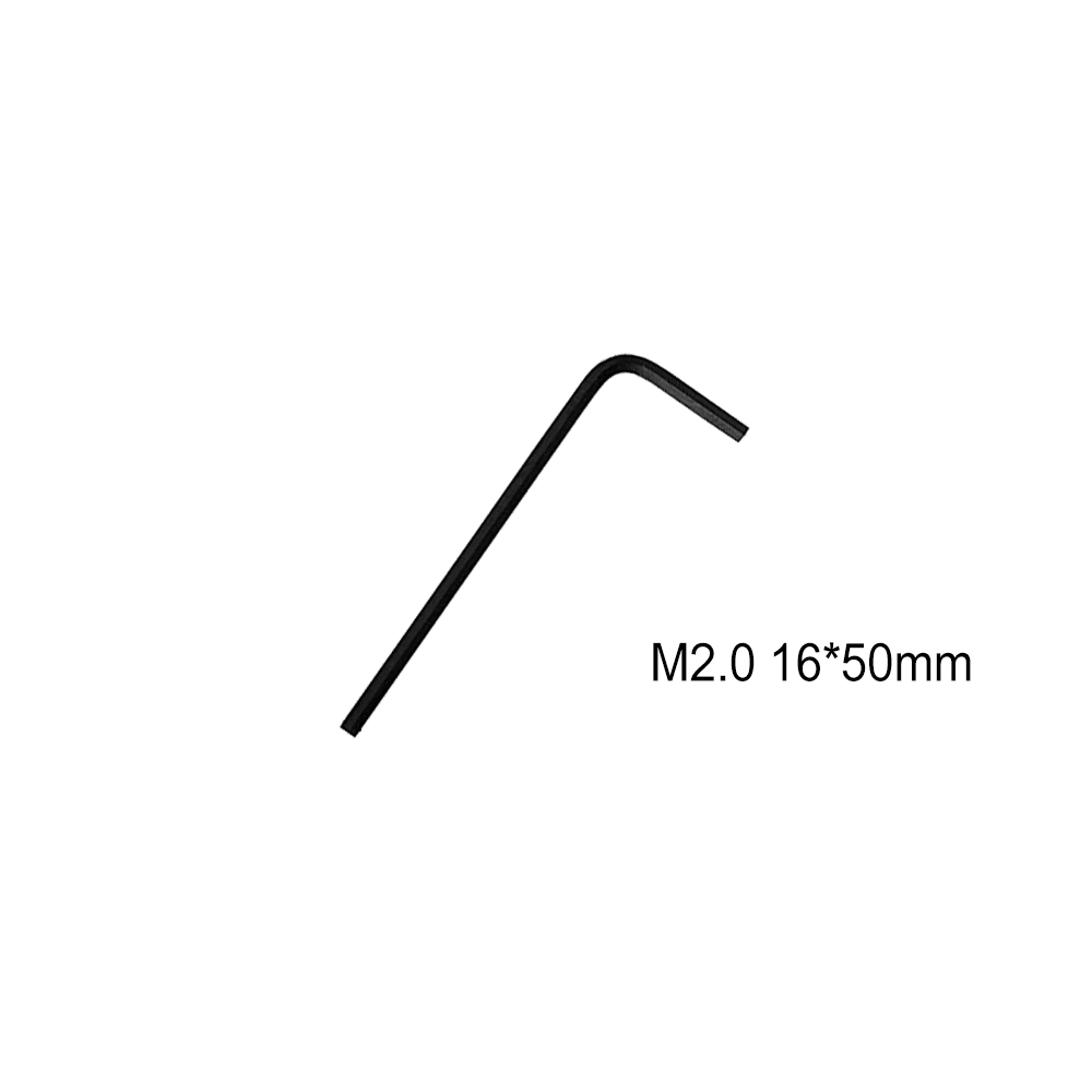 

2.0mm Metric L Shape Spanner Hexagon Allen Wrench Hex Key Repair Chrome Vanadium Steel Hand Tool for Bicycle Automobile Computer Motorbike