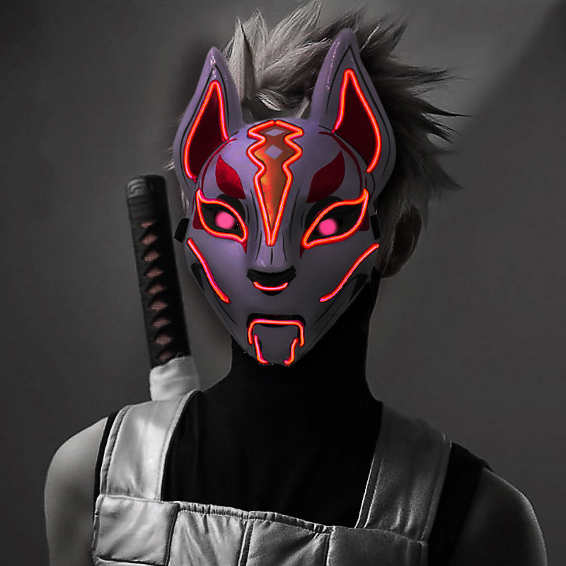 2021 Halloween Led Glowing Cold Light Glow Fox Cosplay Party Scary Mask Masquerade Cos Accessories Toys For Adult
2021 Halloween Led Glowing Cold Light Glow Fox Cosplay Party Scary Mask Masquerade Cos Accessories Toys For Adult