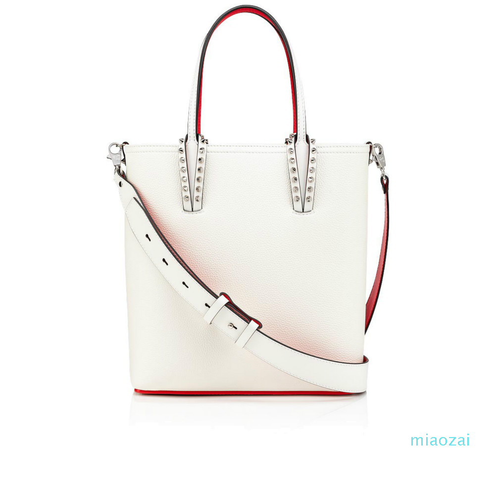 Fashion Bag cabata designer totes rivet genuine leather Red Bottom Handbag composite handbag famous purse shopping bags Black White
Fashion Bag cabata designer totes rivet genuine leather Red Bottom Handbag composite handbag famous purse shopping bags Black White