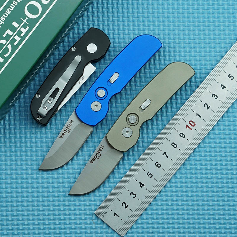 ProTech Calmigo Aluminum Handle 154CM Steel Folding Knife Outdoor Camping Hunting Pocket Survival Kitchen Supplies Automatic EDC Tool
ProTech Calmigo Aluminum Handle 154CM Steel Folding Knife Outdoor Camping Hunting Pocket Survival Kitchen Supplies Automatic EDC Tool