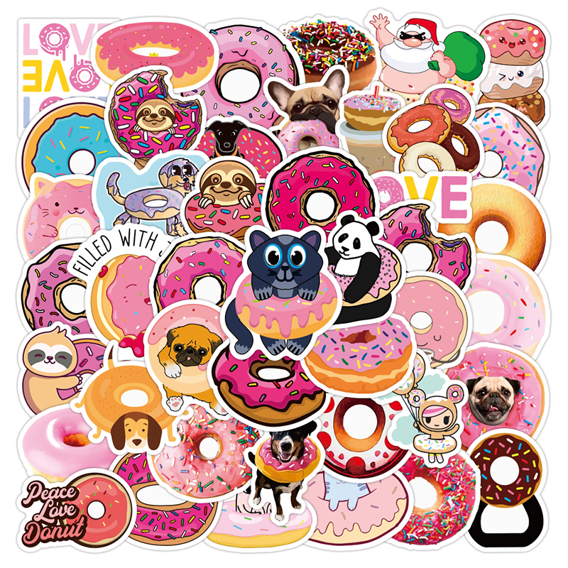 50Pcs Donuts Food animal Cartoon Graffiti Stickers Trunk Water Cup Laptop Phone Pencil Case Notebook Suitcase Car Tire Decals Pack Classic Kids Toys
50Pcs Donuts Food animal Cartoon Graffiti Stickers Trunk Water Cup Laptop Phone Pencil Case Notebook Suitcase Car Tire Decals Pack Classic Kids Toys