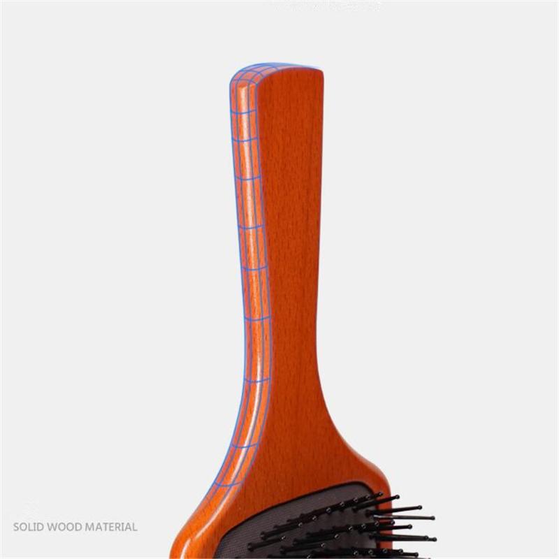 Hair Brushes Detangling Brush Scalp Massage Wooden Comb Air Cushion Combs For Curly Solon Barber Accessories