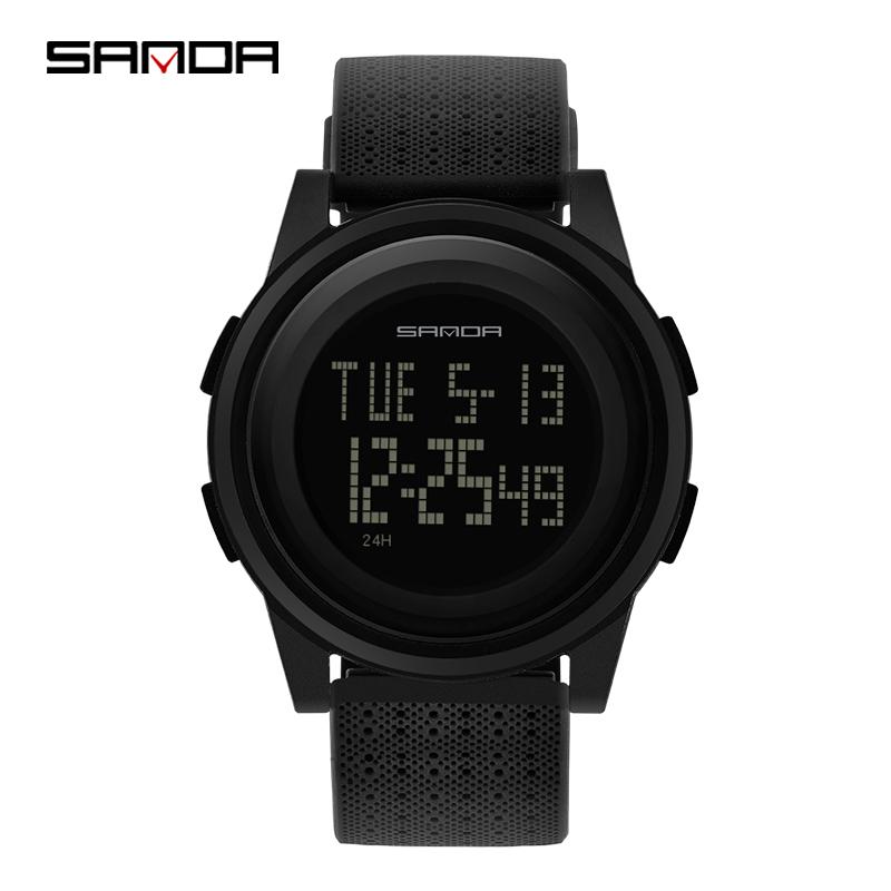 Wristwatches SANDA Sport Watchs Luxury Men Relogio Masculino LED Digital Diving Swimming Reloj Hombre Fashion Male Wristwatch, Black
Wristwatches SANDA Sport Watchs Luxury Men Relogio Masculino LED Digital Diving Swimming Reloj Hombre Fashion Male Wristwatch, Black
