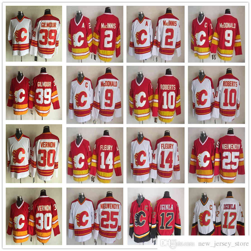 Vintage CCM Stitched 12 Jarome Iginla Jersey ice Hockey 2 Al Macinnis 9 Lanny McDonald 10 Gary Roberts 14 Theoren Fleury Jerseys, As picture
Vintage CCM Stitched 12 Jarome Iginla Jersey ice Hockey 2 Al Macinnis 9 Lanny McDonald 10 Gary Roberts 14 Theoren Fleury Jerseys, As picture