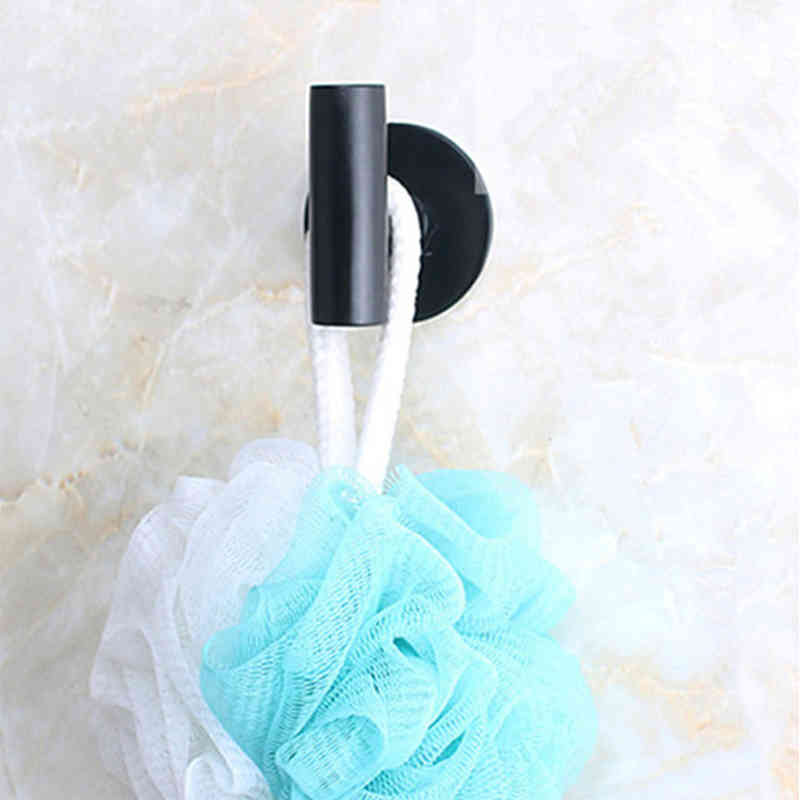 Kitchen Hook Self Adhesive Home Wall Door Hook Key Holder Stainless Steel Whaterproof Multi-Purpose Bathroom Storage Hooks