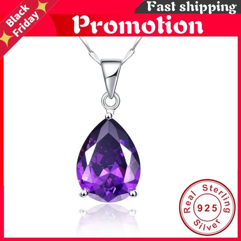 Chains 925 Sterling Silver Jewelry Pearl Cut Waterdrop Amethyst Pendant Necklace For Women's Clothing & Accessories
Chains 925 Sterling Silver Jewelry Pearl Cut Waterdrop Amethyst Pendant Necklace For Women's Clothing & Accessories