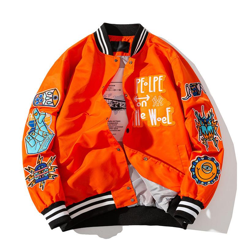 Men' Jackets 2021 Spring&Autumn Embroidery Baseball Jacket Women' Coat Couple Bomber Unisex Boyfriend Style Varsity Hiphop Street, Black
Men' Jackets 2021 Spring&Autumn Embroidery Baseball Jacket Women' Coat Couple Bomber Unisex Boyfriend Style Varsity Hiphop Street, Black
