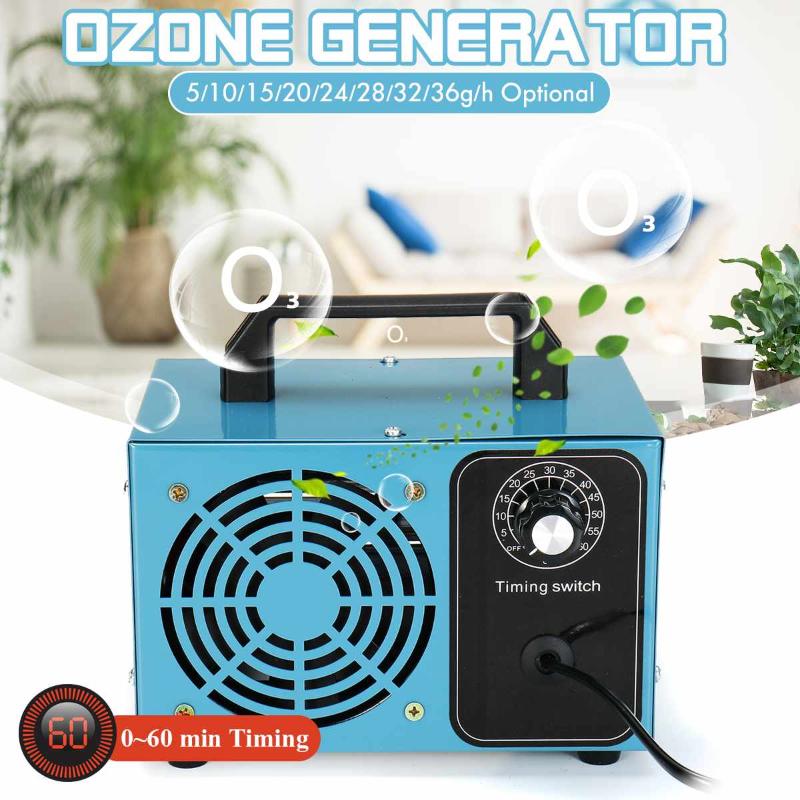Air Purifier Ozone Generator 220v 36g/28g Cleaner Home Ozonator Portable Ozon Ozonizer O3 With Timing Purifiers
Air Purifier Ozone Generator 220v 36g/28g Cleaner Home Ozonator Portable Ozon Ozonizer O3 With Timing Purifiers