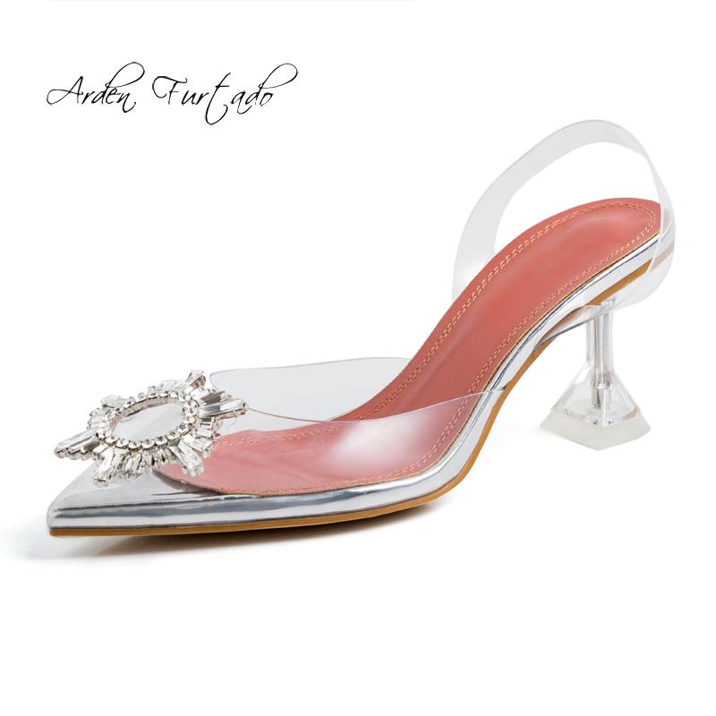 Dress Shoes Arden Furtado 2021 Summer Fashion Crystal Rhinestone Pointe Toe Sandals PVC Strange Style Sing Back Women Wedding
Dress Shoes Arden Furtado 2021 Summer Fashion Crystal Rhinestone Pointe Toe Sandals PVC Strange Style Sing Back Women Wedding
