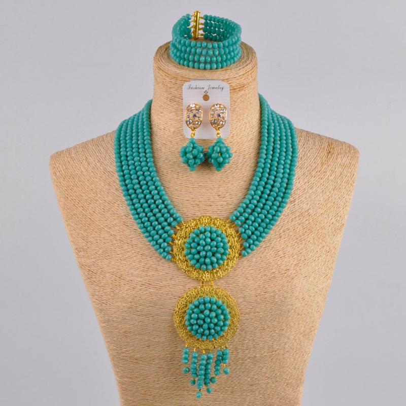 Earrings & Necklace Aqua Blue African Jewelry Set Crystal Nigerian Wedding Sets For Women 6CLS01, As pic
Earrings & Necklace Aqua Blue African Jewelry Set Crystal Nigerian Wedding Sets For Women 6CLS01, As pic