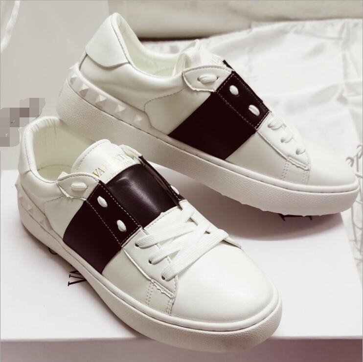 Luxury Shoes Women Designers Brand Rivets White Sneakers Women Men Casual Running Sports Shoe Unisex Walking Skateboard Scarpes fhswerysh, Black
Luxury Shoes Women Designers Brand Rivets White Sneakers Women Men Casual Running Sports Shoe Unisex Walking Skateboard Scarpes fhswerysh, Black