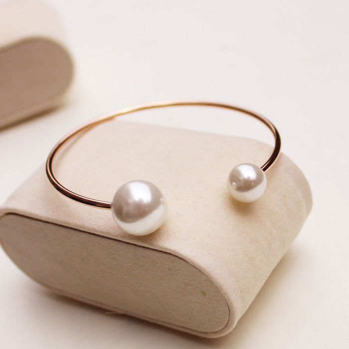 Yun Ruo Rose Gold Color Double Pearl Adjustable Bracelet Titanium Steel Fine Jewelry Wholesale Birthday Gift Woman Q0717
Yun Ruo Rose Gold Color Double Pearl Adjustable Bracelet Titanium Steel Fine Jewelry Wholesale Birthday Gift Woman Q0717