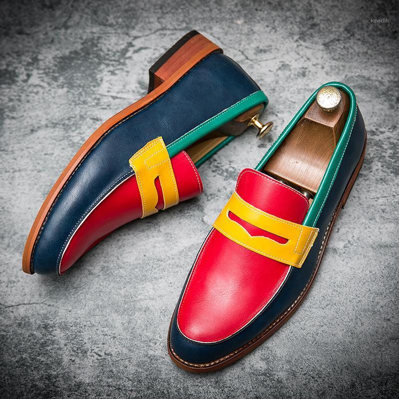 Shoes Men Loafers Oxford Mens Dress Formal Patchwork Leather Shoe Fashion Handmade Wedding Party2021, 2022 color
Shoes Men Loafers Oxford Mens Dress Formal Patchwork Leather Shoe Fashion Handmade Wedding Party2021, 2022 color