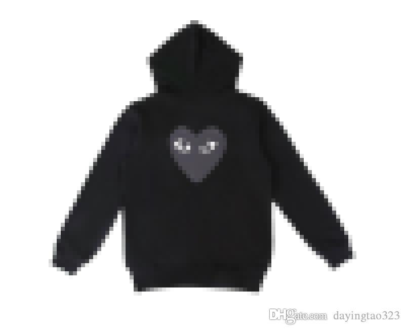 COMM New G 1 CDG HOLIDAY Heart PLAY heart tide brand long sleeved sweater hooded cardigan love hoodie, Black
COMM New G 1 CDG HOLIDAY Heart PLAY heart tide brand long sleeved sweater hooded cardigan love hoodie, Black