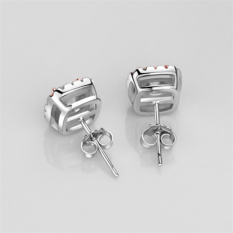 Sterg Sier Topaz Stud Earrings | Exquisite Wedding Jewelry Gift