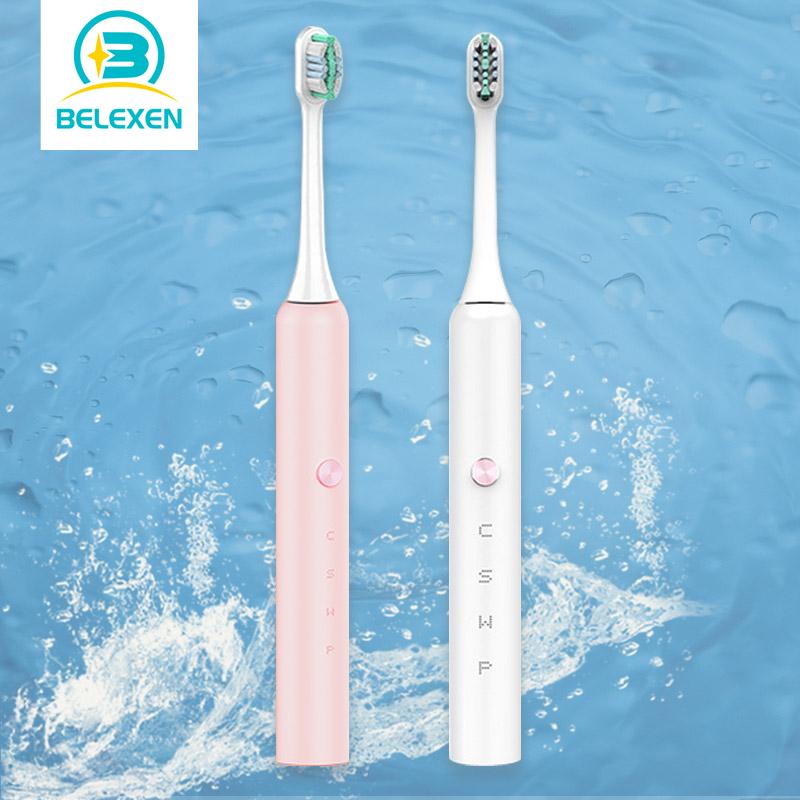 Smart Electric Toothbrush 2021 Slim Sonic IPX7 Waterproof Tooth Brush For Adult Ultrasonic Automatic Fast Charging BELEXEN MAG3
Smart Electric Toothbrush 2021 Slim Sonic IPX7 Waterproof Tooth Brush For Adult Ultrasonic Automatic Fast Charging BELEXEN MAG3
