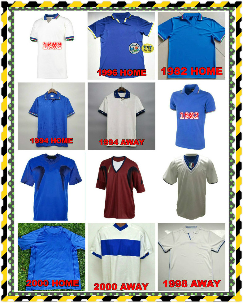 Retro Italy Del Piero soccer jerseys 1982 1990 1994 1996 1998 1999 2000 2006 MALDINI TOTTI NESTA HOME AWAY football shirt 2XL, 2000 away
Retro Italy Del Piero soccer jerseys 1982 1990 1994 1996 1998 1999 2000 2006 MALDINI TOTTI NESTA HOME AWAY football shirt 2XL, 2000 away