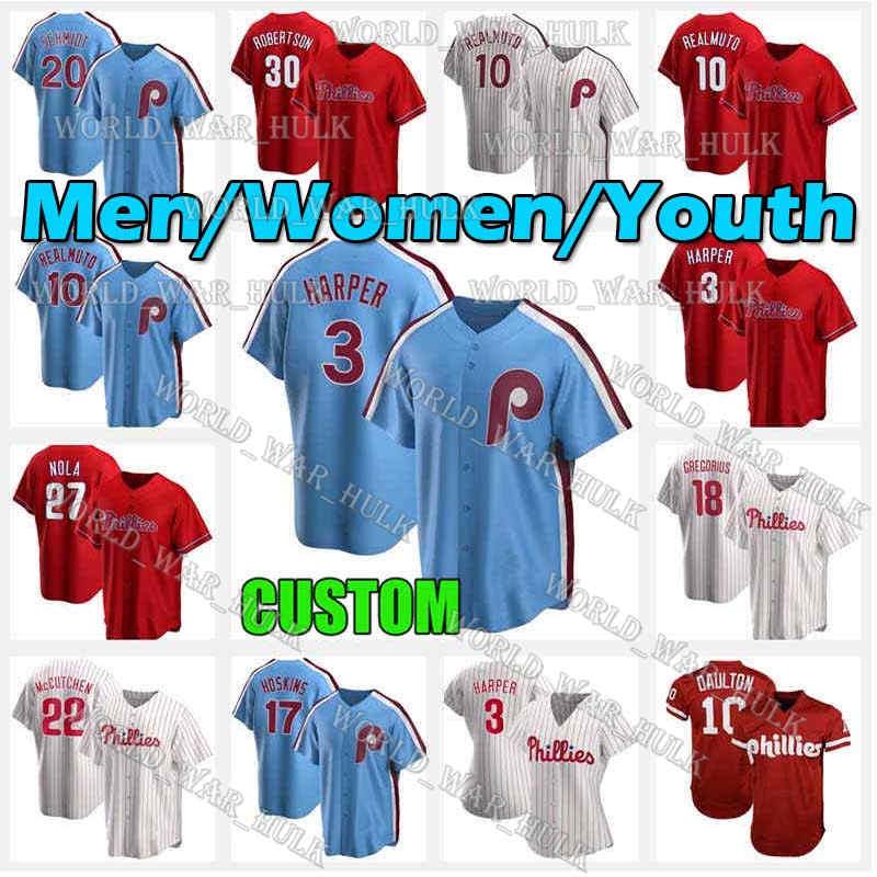 Harper 18 Didi Gregorius Jerseys 10 JT Realmuto Men Youth Women Blue red Grey 3 Bryce Rhys Hoskins Aaron Nola Custom Mike Schmidt, Blue;black
Harper 18 Didi Gregorius Jerseys 10 JT Realmuto Men Youth Women Blue red Grey 3 Bryce Rhys Hoskins Aaron Nola Custom Mike Schmidt, Blue;black