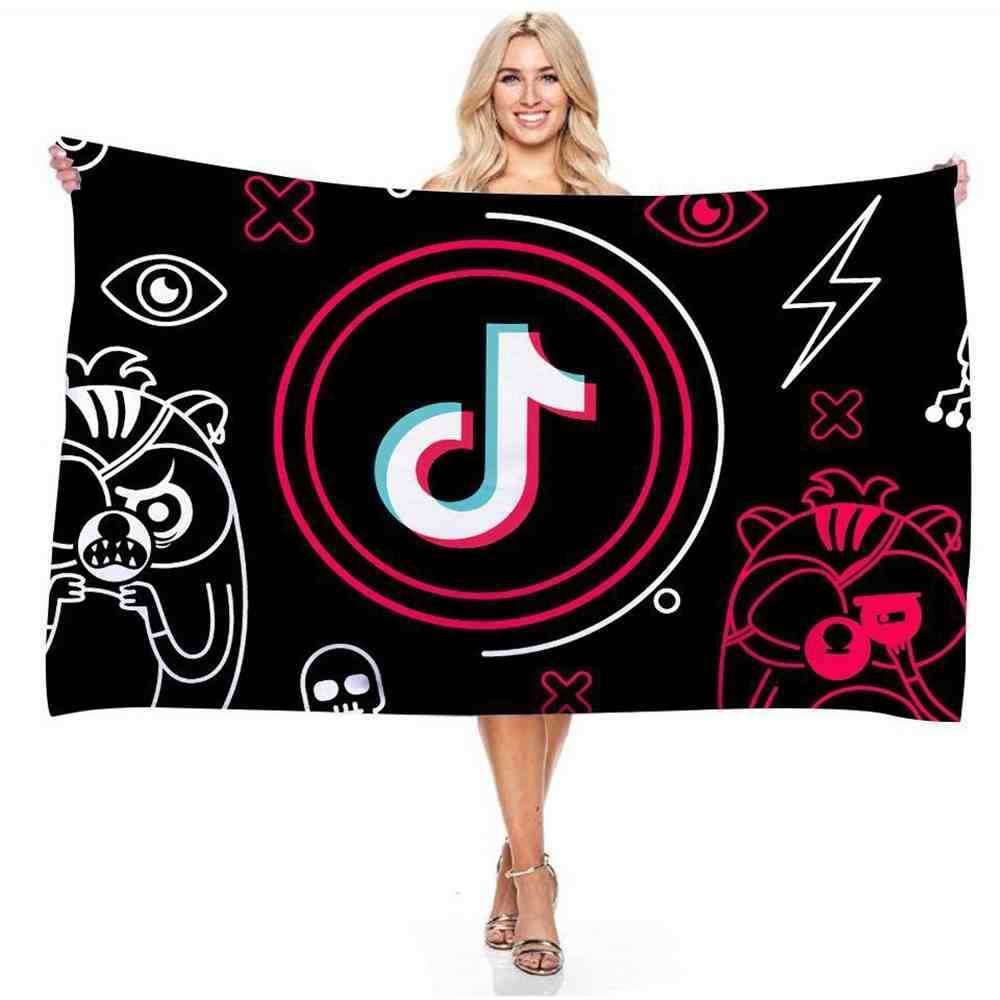 150*75cm Tik Tok Letters Printed Kids Blanket Summer Tiktok Children's Grils Fashion Beach Towel Home Bath Long Towels Blankets Wholesale G71F440, 01
150*75cm Tik Tok Letters Printed Kids Blanket Summer Tiktok Children's Grils Fashion Beach Towel Home Bath Long Towels Blankets Wholesale G71F440, 01