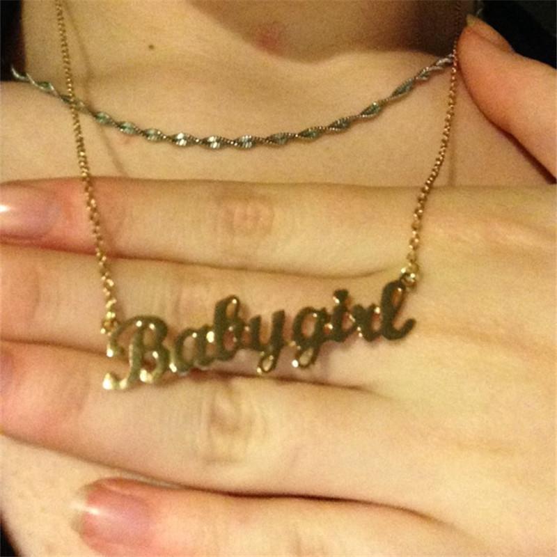 Pendant Necklaces American Style Necklace Titanium Steel Baby Girl Letter Accessories
Pendant Necklaces American Style Necklace Titanium Steel Baby Girl Letter Accessories