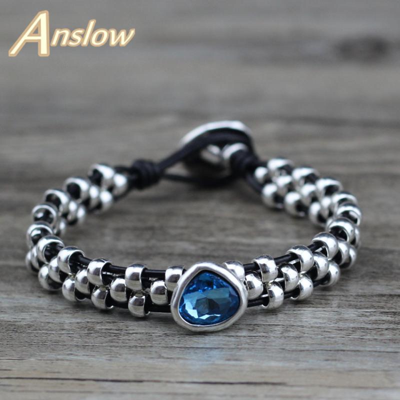 Beaded, Strands Anslow 2021 Fashion Jewelry Selling Handmade DIY Charm Strand Beads Leather Bracelets For Women Gift LOW0736LB, Black
Beaded, Strands Anslow 2021 Fashion Jewelry Selling Handmade DIY Charm Strand Beads Leather Bracelets For Women Gift LOW0736LB, Black
