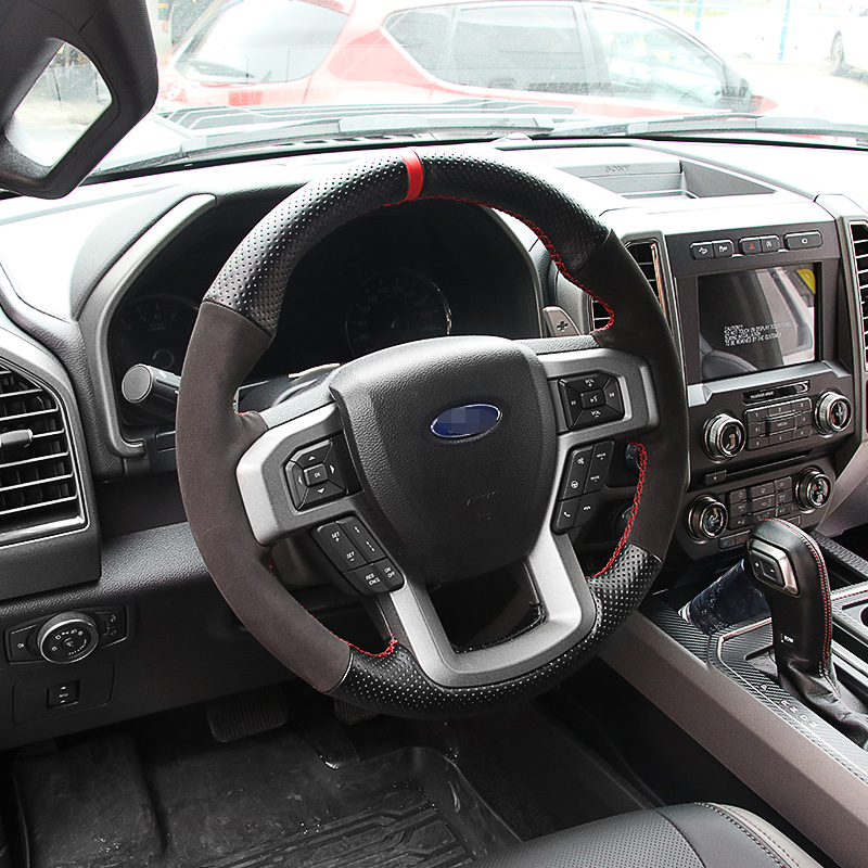 For Ford Raptor F150 2017 special DIY leather suede steering wheel cover car wheel cover
For Ford Raptor F150 2017 special DIY leather suede steering wheel cover car wheel cover