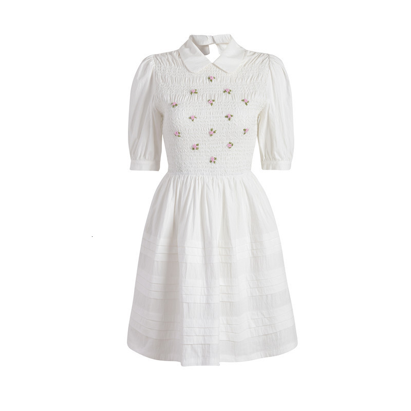 Casual Dresses Sexy Sweet 3D Flower White Puff Sleeve Doll Collar Long Lace Cute Luxury Backless Bandage Midi Dress Party Clothes Q6KD
Casual Dresses Sexy Sweet 3D Flower White Puff Sleeve Doll Collar Long Lace Cute Luxury Backless Bandage Midi Dress Party Clothes Q6KD