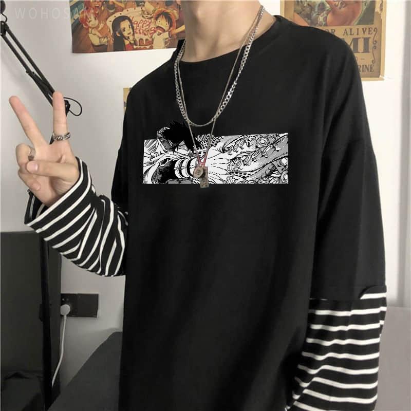 Men' T-Shirts Funny Men Harajuku Tamaki Amajiki Manga Streetwear Summer Fashion Striped Long Sleeve T Shirt
Men' T-Shirts Funny Men Harajuku Tamaki Amajiki Manga Streetwear Summer Fashion Striped Long Sleeve T Shirt