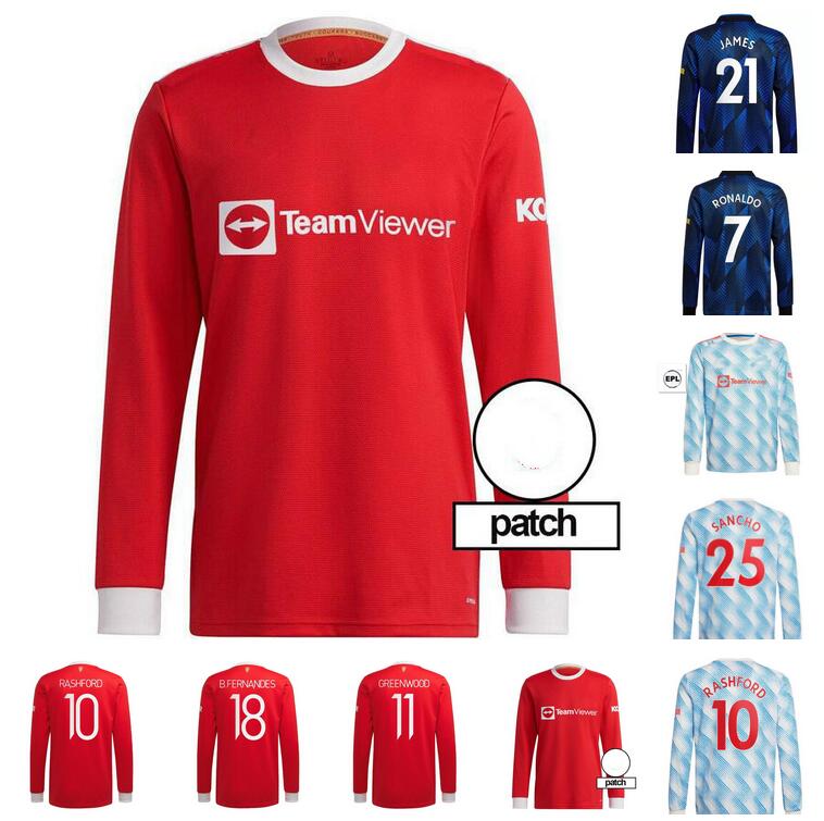 Long Sleeve 21 22 Manchester RONALDO SANCHO B. FERNANDES soccer jerseys SANCHO UNITED CAVANI UTD VAN DE BEEK 2021 2022 RASHFORD football shi, Black;yellow
Long Sleeve 21 22 Manchester RONALDO SANCHO B. FERNANDES soccer jerseys SANCHO UNITED CAVANI UTD VAN DE BEEK 2021 2022 RASHFORD football shi, Black;yellow