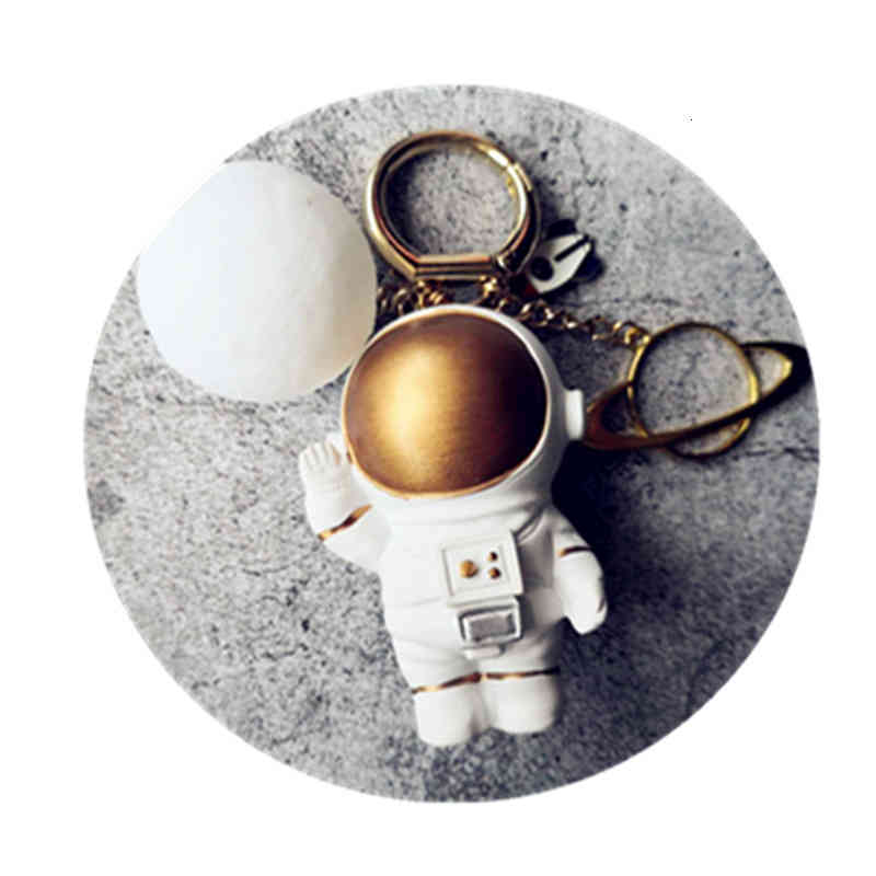 Space Astronaut Luminous 3d Lunar Car Keychain Pendant Men's Gift Couple Creativity