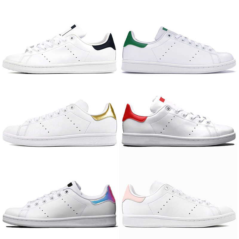Top Fashion Women Mens Leather Stan Smith Platform Shoes White Green Red Black Gold Laser Rainbow Superstar Classic Sports Shoe Trainers Sneakers 36-45, A18
Top Fashion Women Mens Leather Stan Smith Platform Shoes White Green Red Black Gold Laser Rainbow Superstar Classic Sports Shoe Trainers Sneakers 36-45, A18